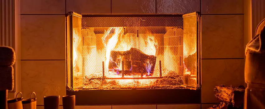 Mendota Hearth Landscape Fireplace Installation in Hopkinsville, Kentucky