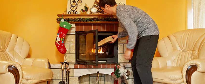 Rusted Metal Fireplace Restoration in Hopkinsville, Kentucky